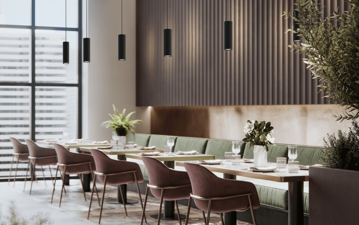 рестораны и бары - проектирование освещения от компании Световые Технологии