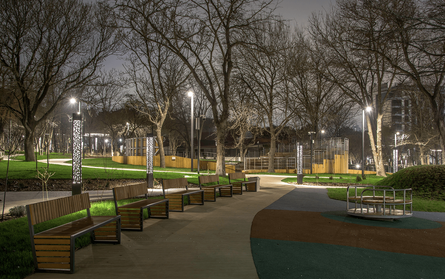 освещение парков и городских зон отдыха - проектирование освещения от компании Световые Технологии