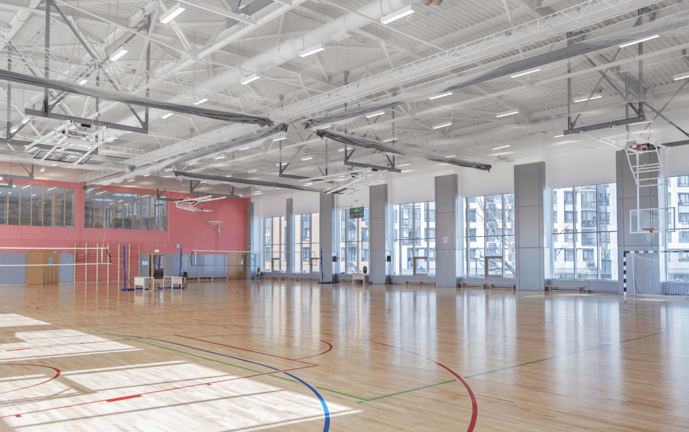 спортивные залы - проектирование освещения от компании Световые Технологии