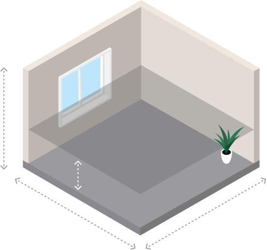 Online calculator for calculating room illumination with LED lamps