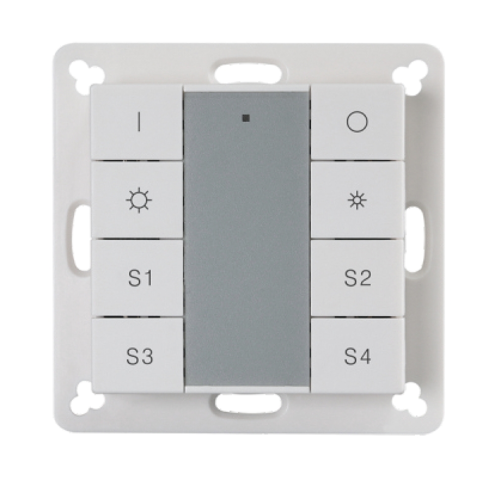 DALI система Панель управления 8-кн. DALI 8K-DIM-1G-4S, артикул 4911005210