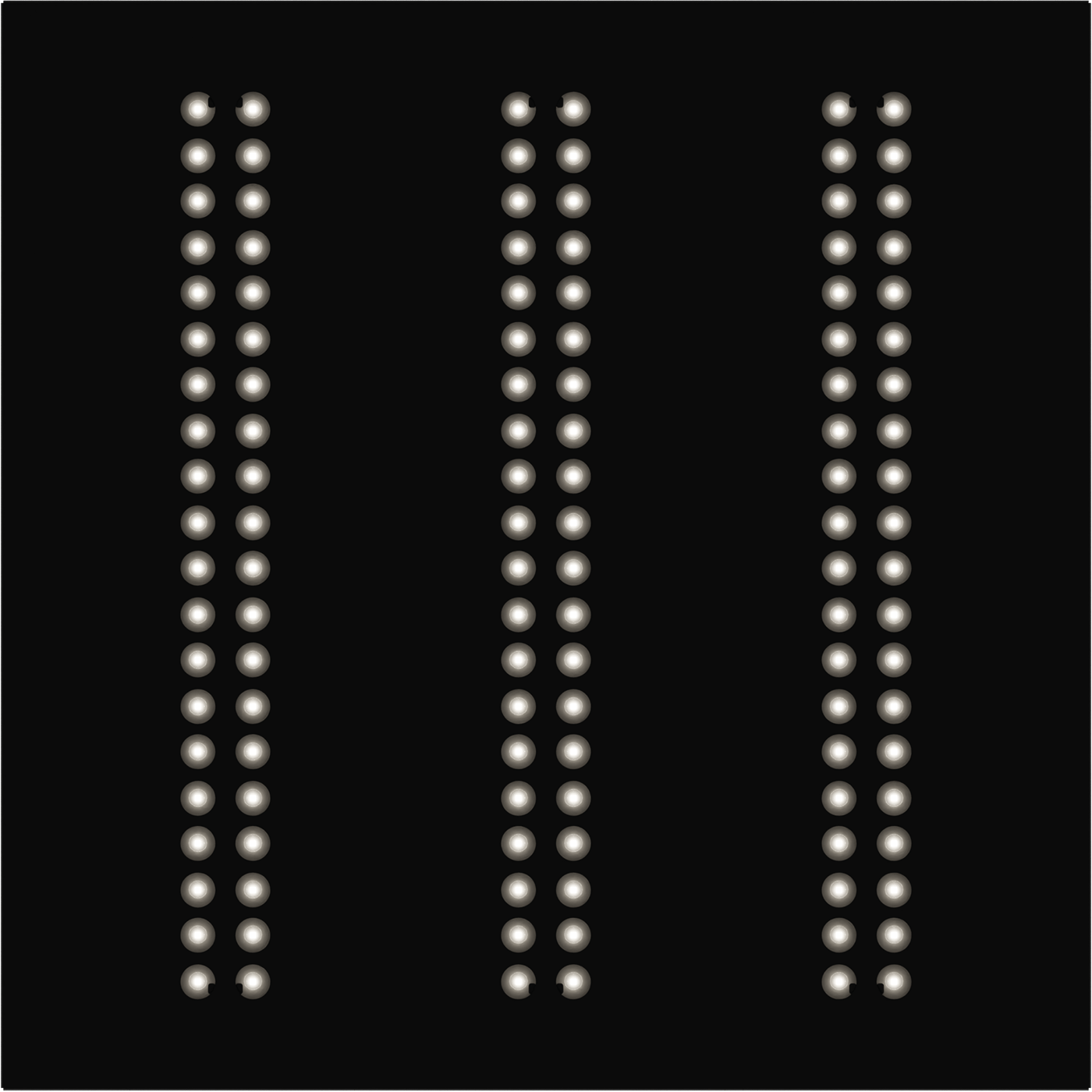 встраиваемые в потолок PIXEL LED 595 3L D90 B HFD 4000K CD20, артикул 1094000420