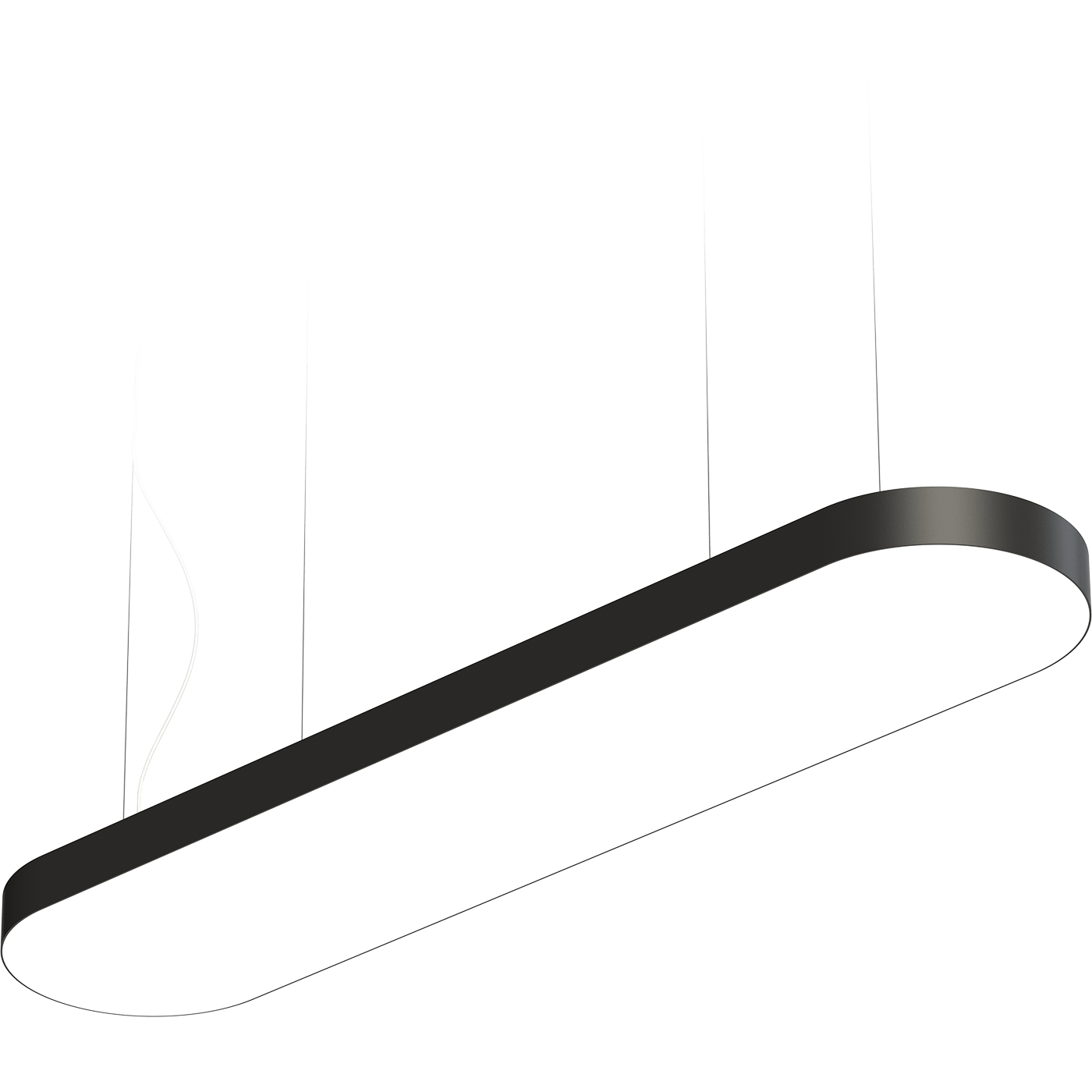 безрамочные FLAME ROUND FLD/P (1200x200x60) 840 WH, артикул 1885000050