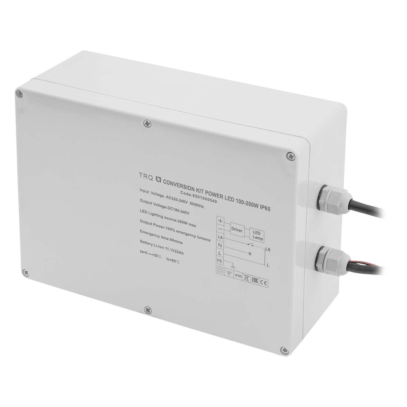 блоки аварийного питания Emergency CONVERSION KIT POWER LED 120W IP65, артикул 4501008010