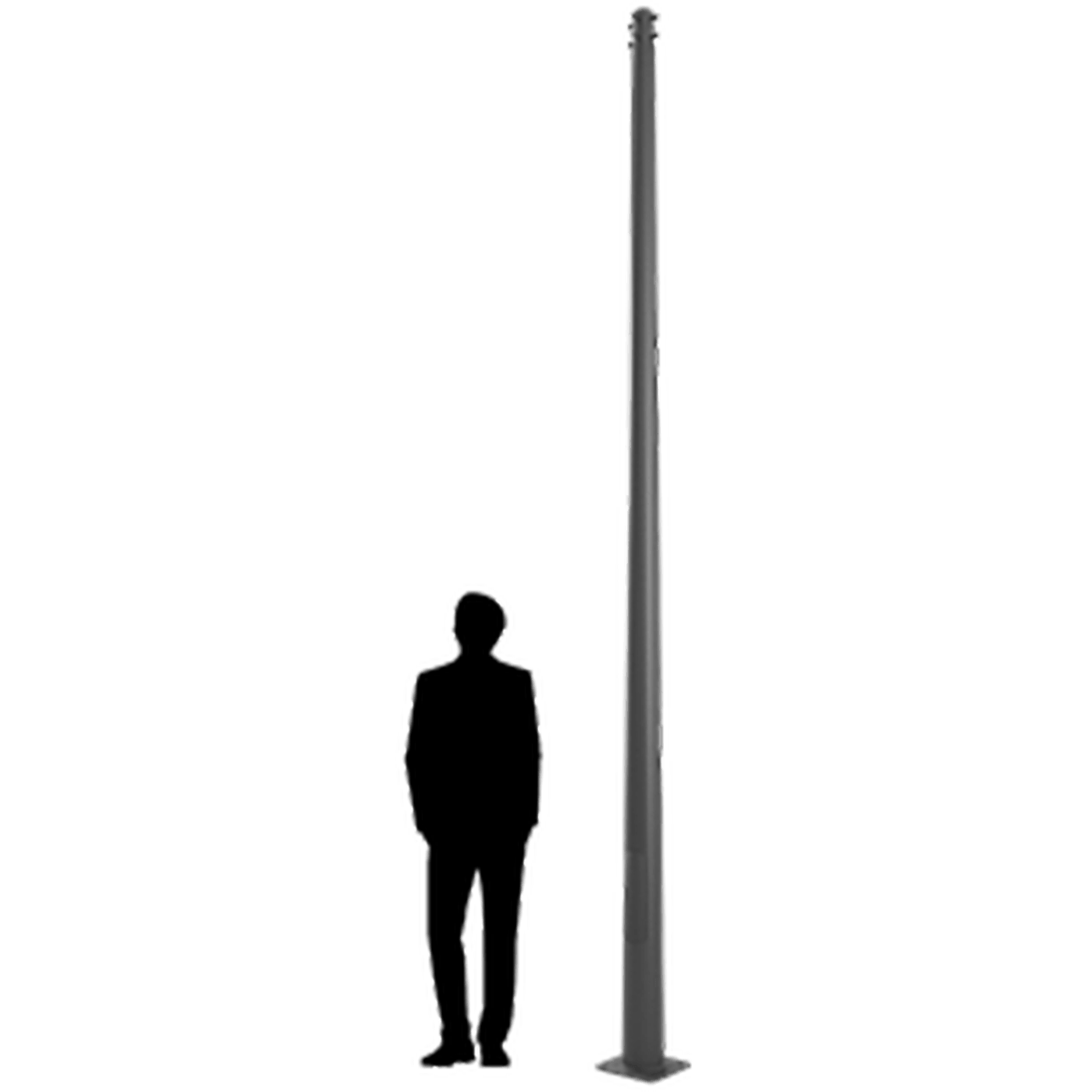 опоры и кронштейны VERTEX 8M T1 RAL 9006 (без ЗДФ), артикул 4702000320