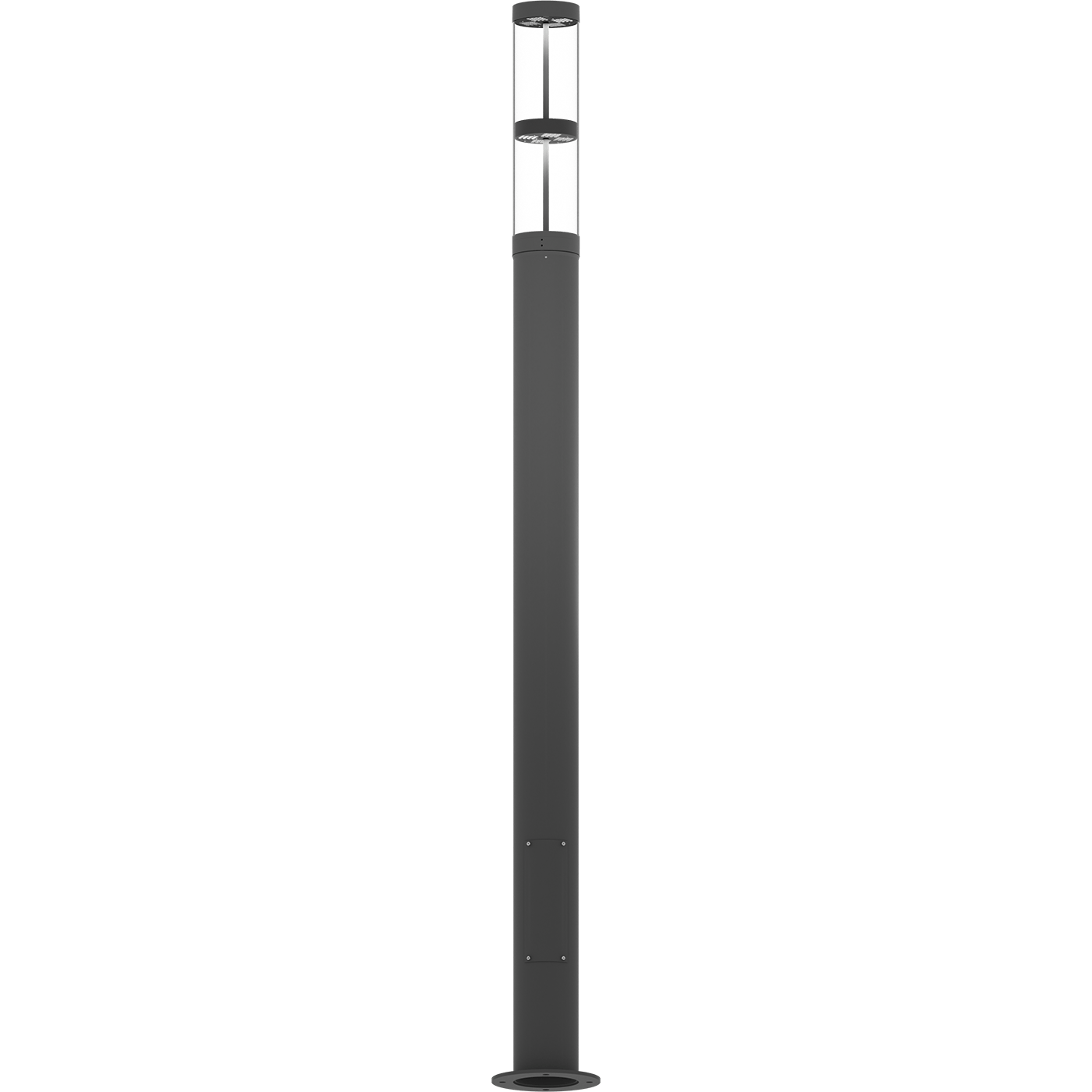 осветительные комплексы COLOSS LED 50W RW 830 RAL9005 POLE 4M (без ЗДФ), артикул 4798000030