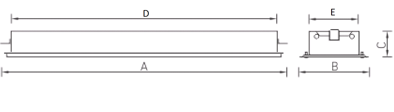 встраиваемые в потолок ALD UNI LED 1200 4000K, артикул 1050000020