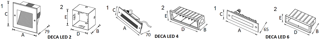 встраиваемые DECA LED 6W 840 SL, артикул 1100500060