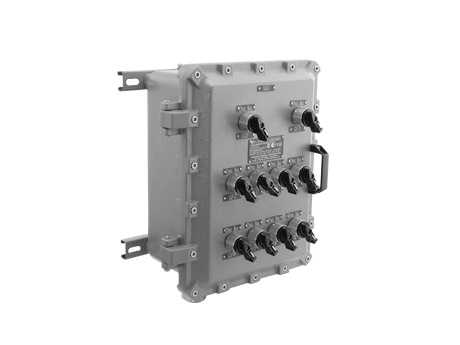 шкафы управления Шкаф управления освещением взрывозащищенный LTDP-IIВ-3545D-16x9-63-IG10-DSA1Sx9-DSA3, артикул 2327014340