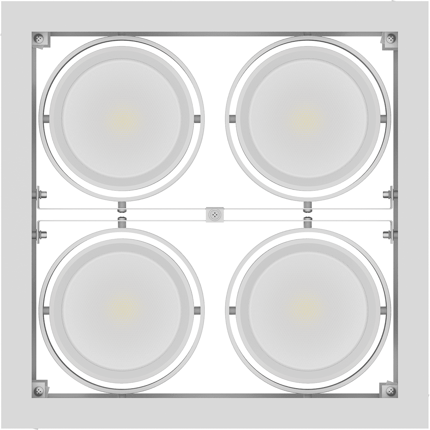 акцентирующие светильники и трековые системы SNS LED 4M 4x35 W D45 4000K (square) new, артикул 1159000360