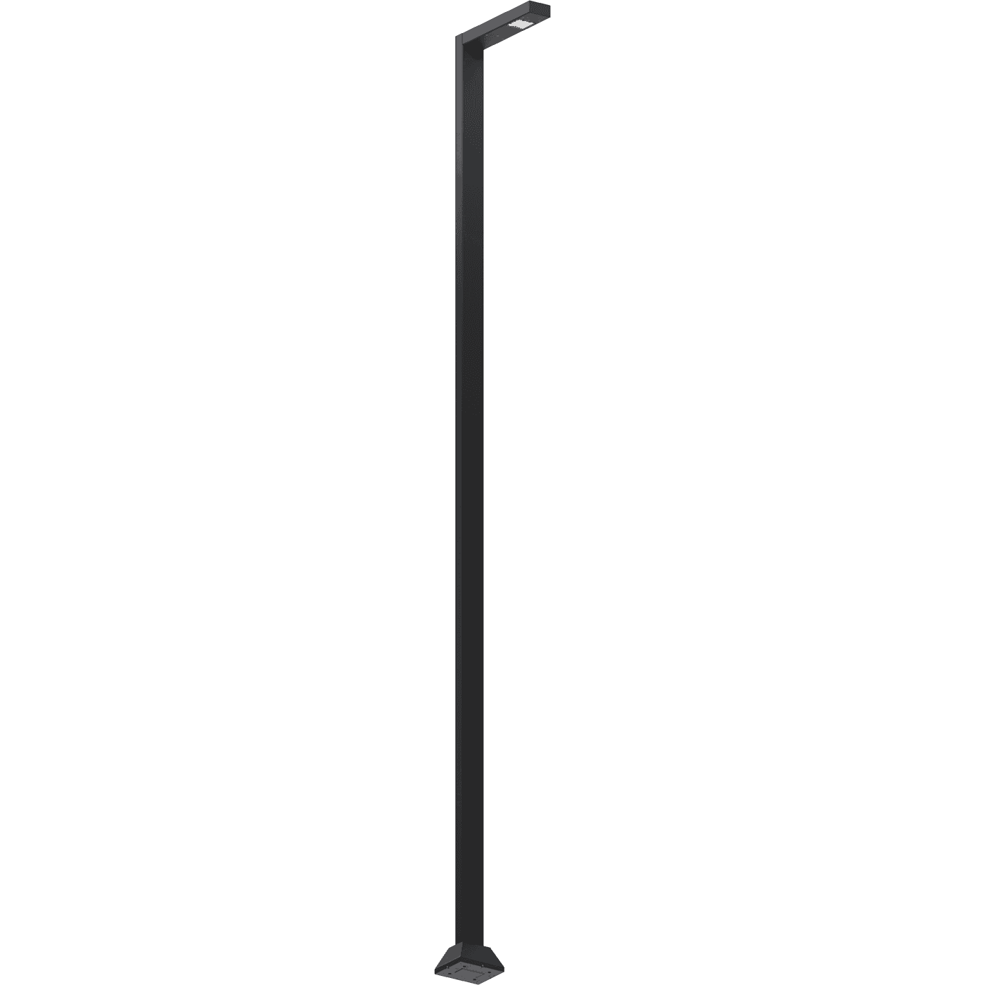 осветительные комплексы POKER LED 55W DW 730 RAL9005 L-SHAPE 6M (в комплекте ЗДФ), артикул 1739000040