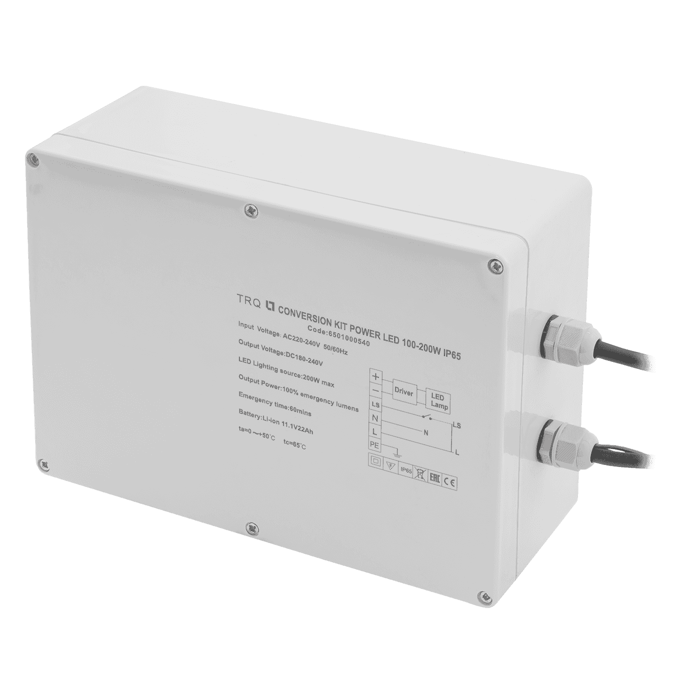 блоки аварийного питания Emergency CONVERSION KIT POWER LED 120W IP65, артикул 4501008010