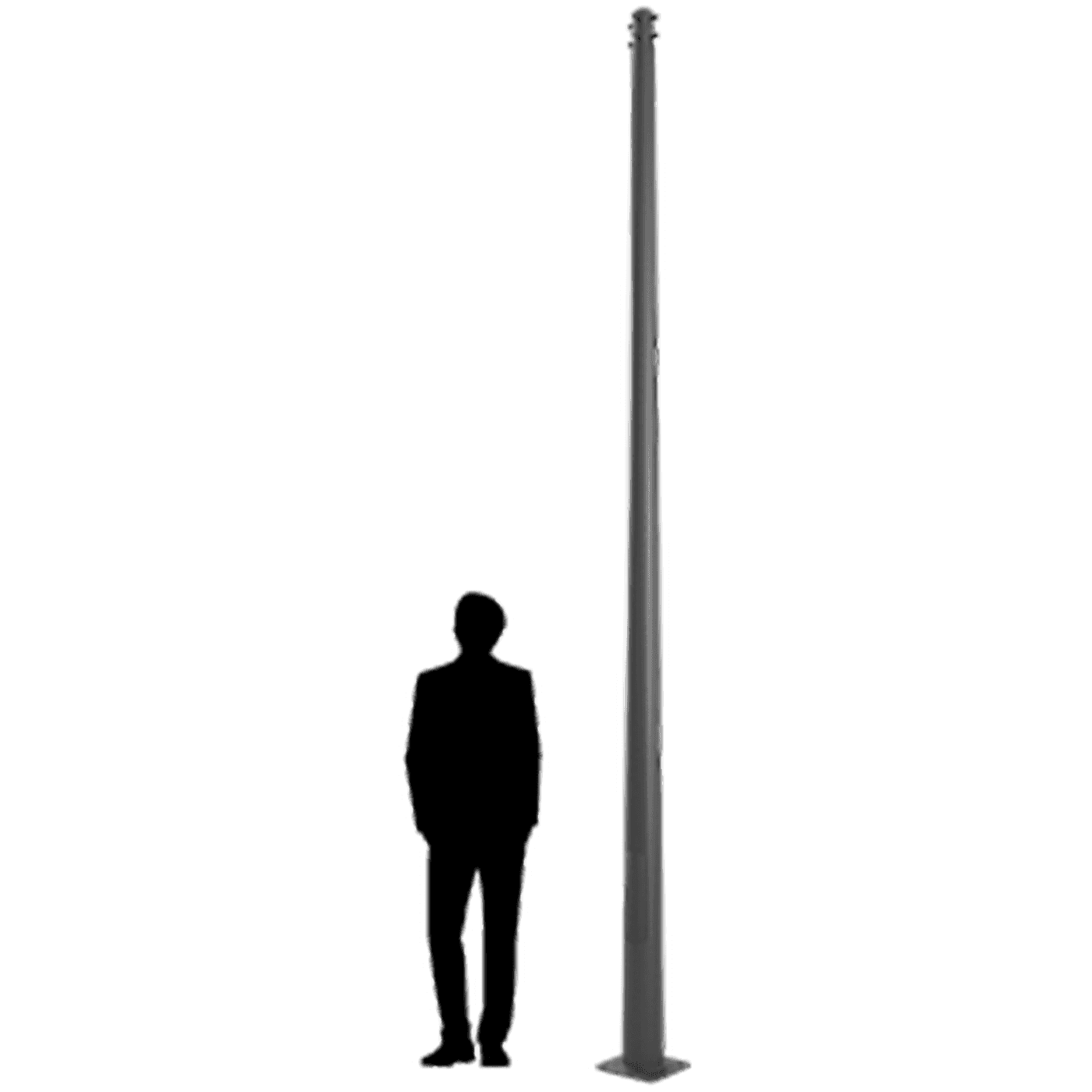 опоры и кронштейны VERTEX 12M K1 RAL 9006 (без ЗДФ), артикул 4702000380