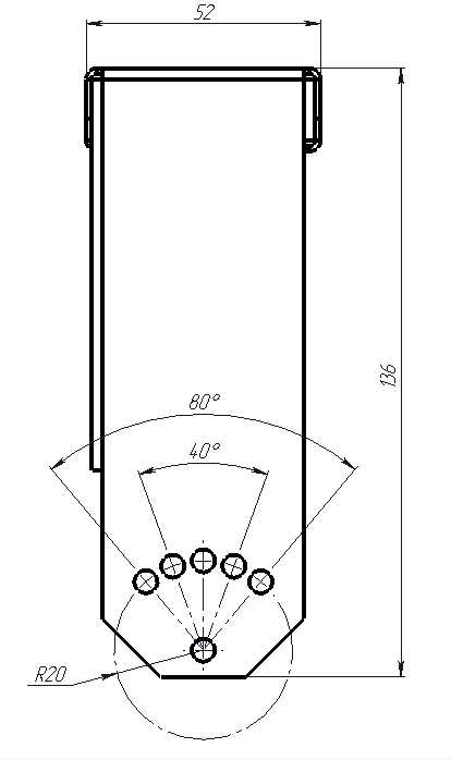 до 5 метров INOX LED 80 (GL/SS) 5000K, артикул 1079000270