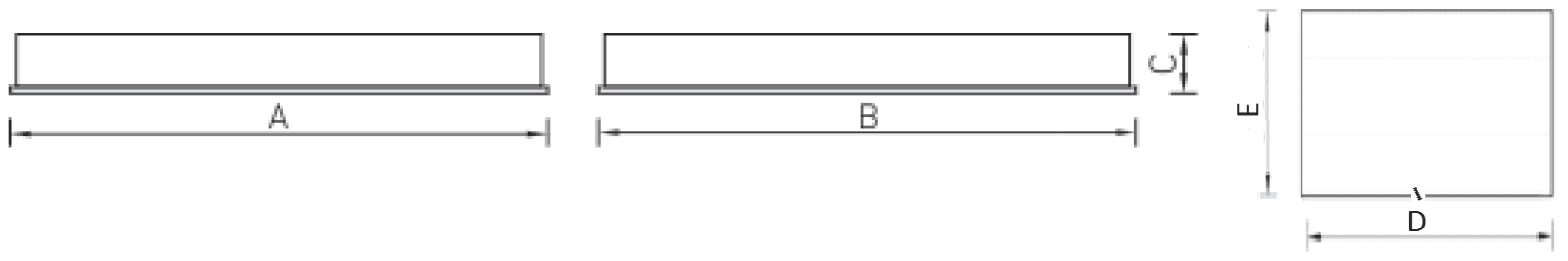 встраиваемые в потолок PTF/R UNI LED 595 EM 4000K, артикул 1022000090