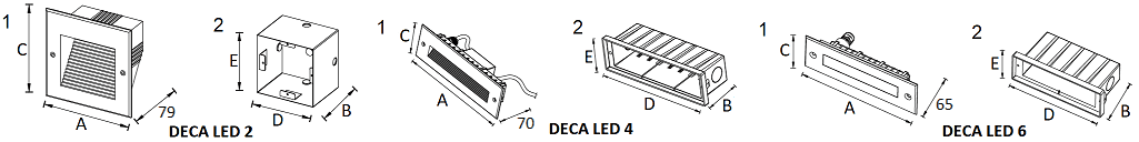 встраиваемые DECA LED 6W 840 SL, артикул 1100500060