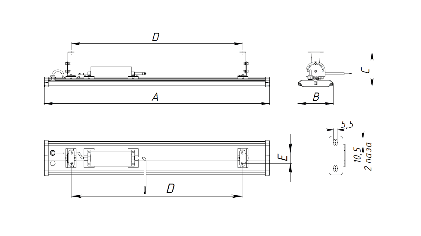 5-12 метров FACTORY G2 (500) 30W D120 850 GY, артикул 1508000100