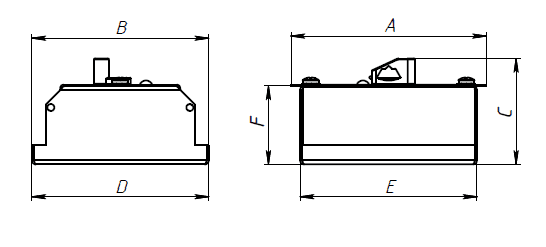 встраиваемые в потолок GRILDOT 100x100 BL 4000K CRI90, артикул 1749000110