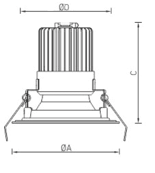 даунлайты OKKO 18 WH 3000K (with driver), артикул 1235001030