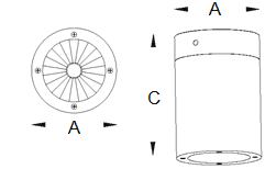 накладные PIPE LED, артикул 1100800020