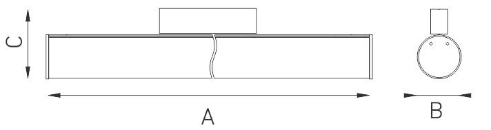 линейные системы T120 S LED 1150 3000K (38W), артикул 1250000010