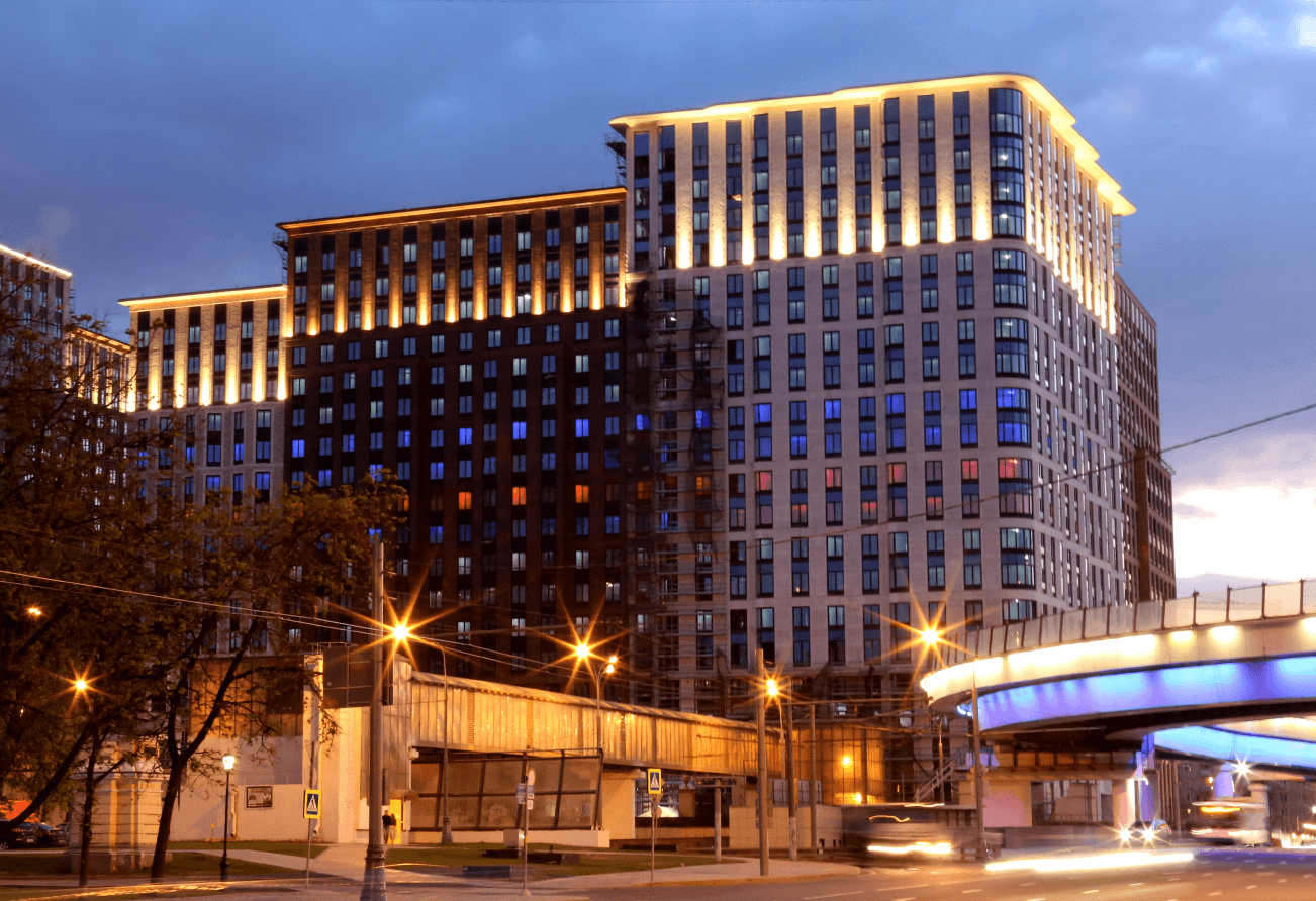 Tsarskaya Square residential complex - проектирование освещения от компании Световые Технологии