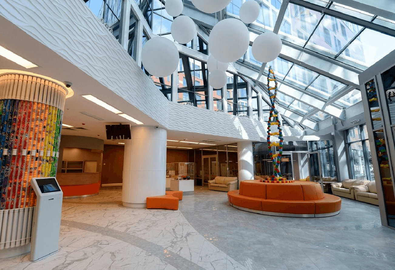 Новый корпус детской Морозовской больницы - проектирование освещения от компании Световые Технологии