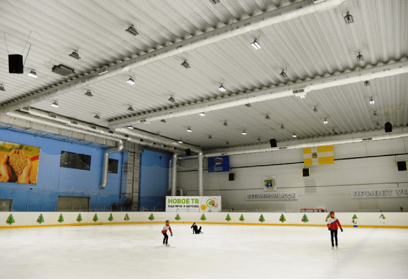 Ледовый дворец - проектирование освещения от компании Световые Технологии