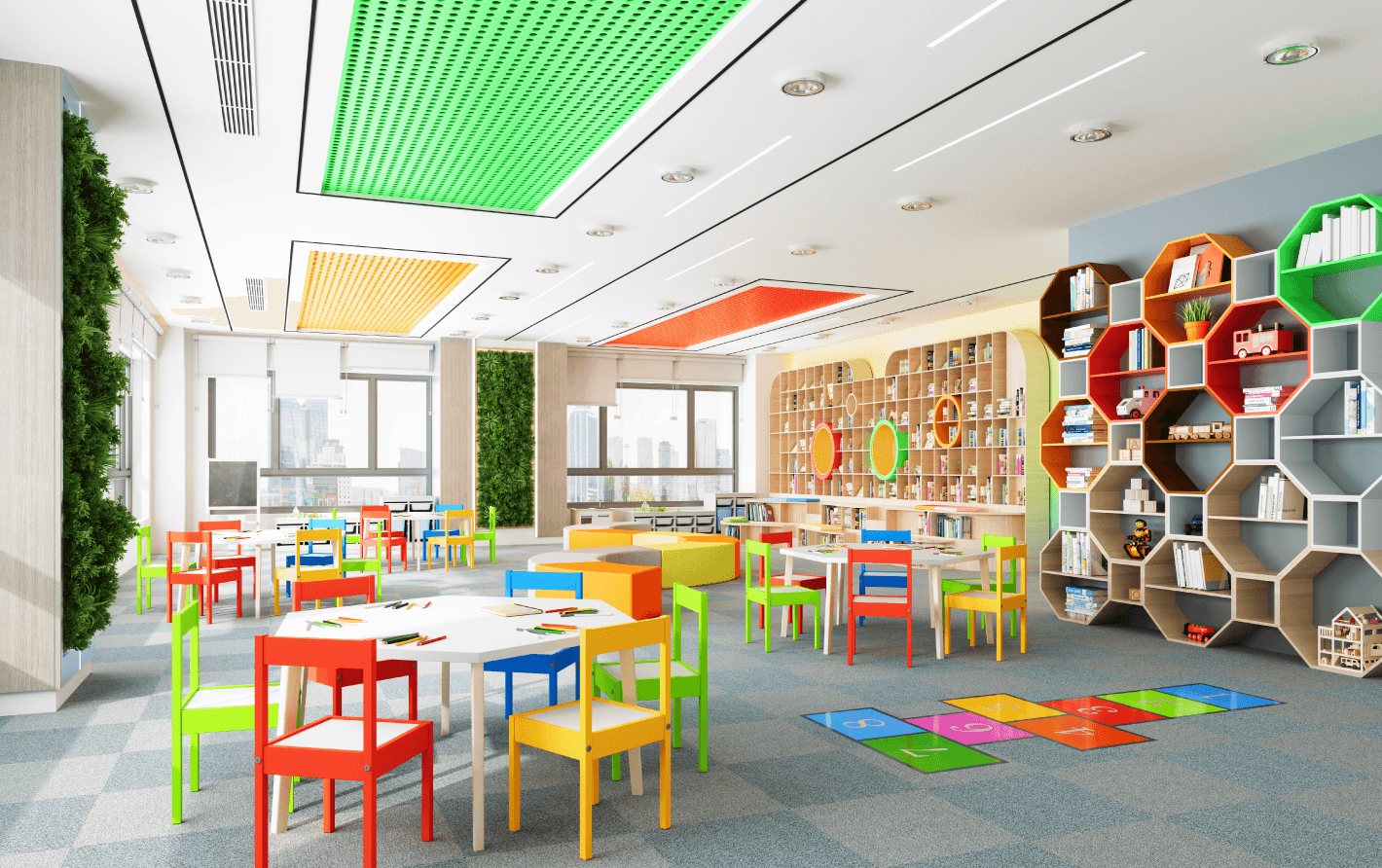 basic principles of lighting in childhood education - проектирование освещения от компании Световые Технологии