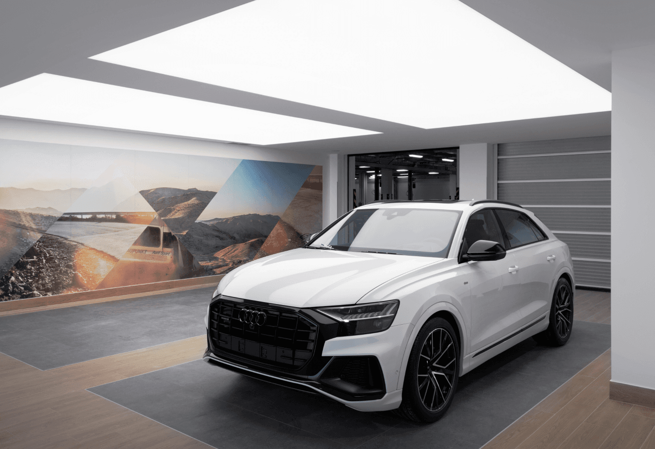 АУДИ Центр Выборгский - проектирование освещения от компании Световые Технологии