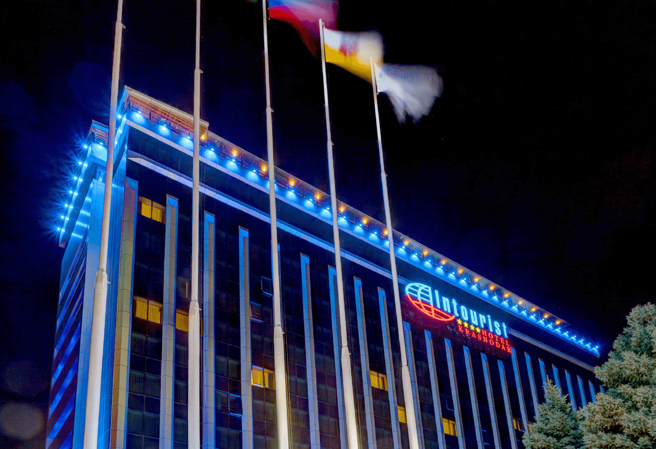 Intourist hotel - проектирование освещения от компании Световые Технологии