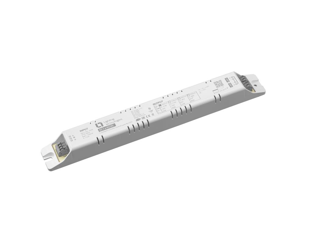 источники питания постоянного тока Драйвер LED 40Вт-500мА-1/10V (LT BI1x40W 1-10V) ГП, артикул 2002002510