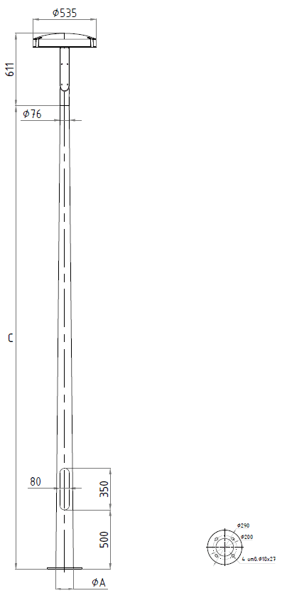 осветительные комплексы KROON TOP POLE, артикул 4893000090