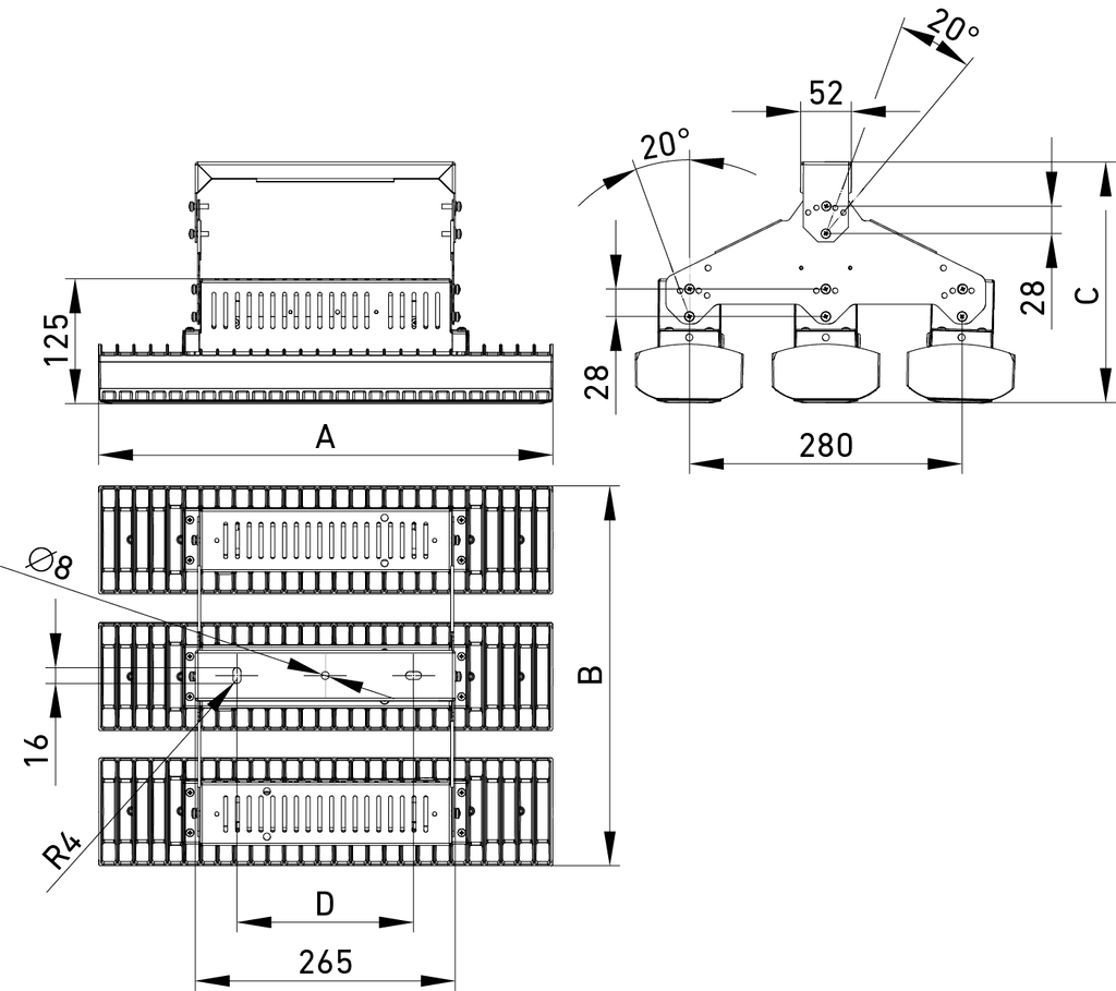 взрывозащищенные светильники HB LED Ex, артикул 1224001670