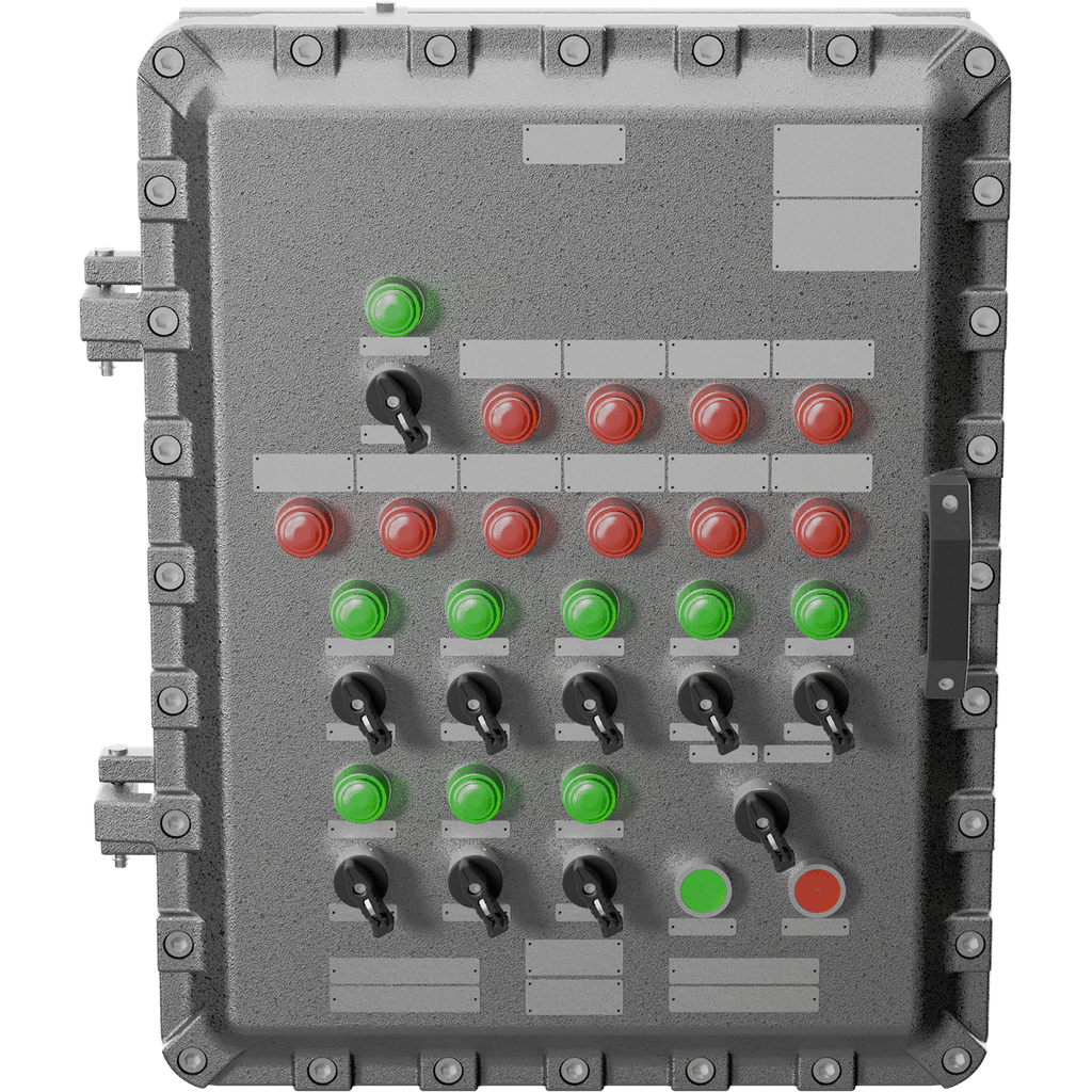 шкафы управления Шкаф управления взрывозащищенный LTDP-IIB-2025-[3x32/LS32/2BUE2], артикул 2327011570