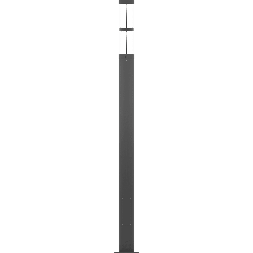 осветительные комплексы COLOSS LED 50W RW 830 RAL9005 POLE 4M (без ЗДФ), артикул 4798000030