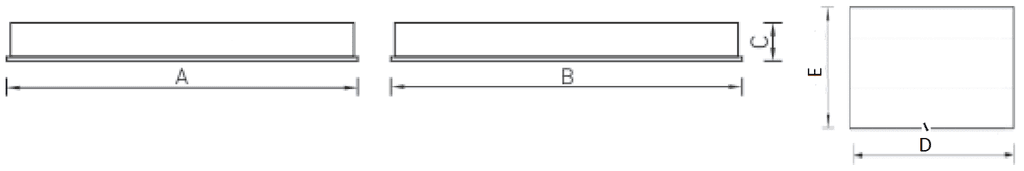 встраиваемые в потолок PTF/R UNI LED 595 4000K, артикул 1022000070