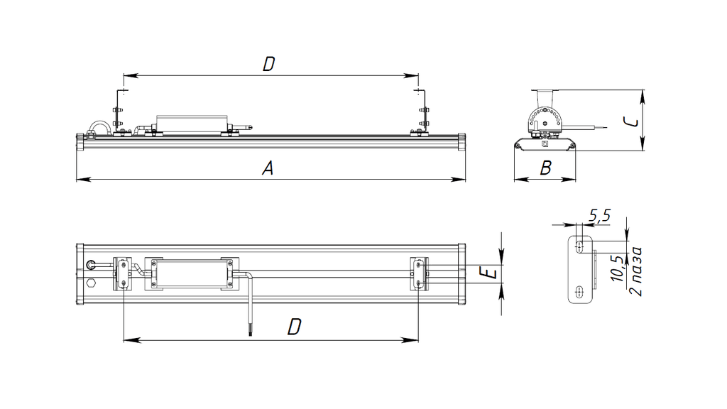5-12 метров FACTORY G2 (500) 30W D120 850 GY, артикул 1508000100