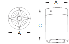 накладные PIPE LED, артикул 1100800020