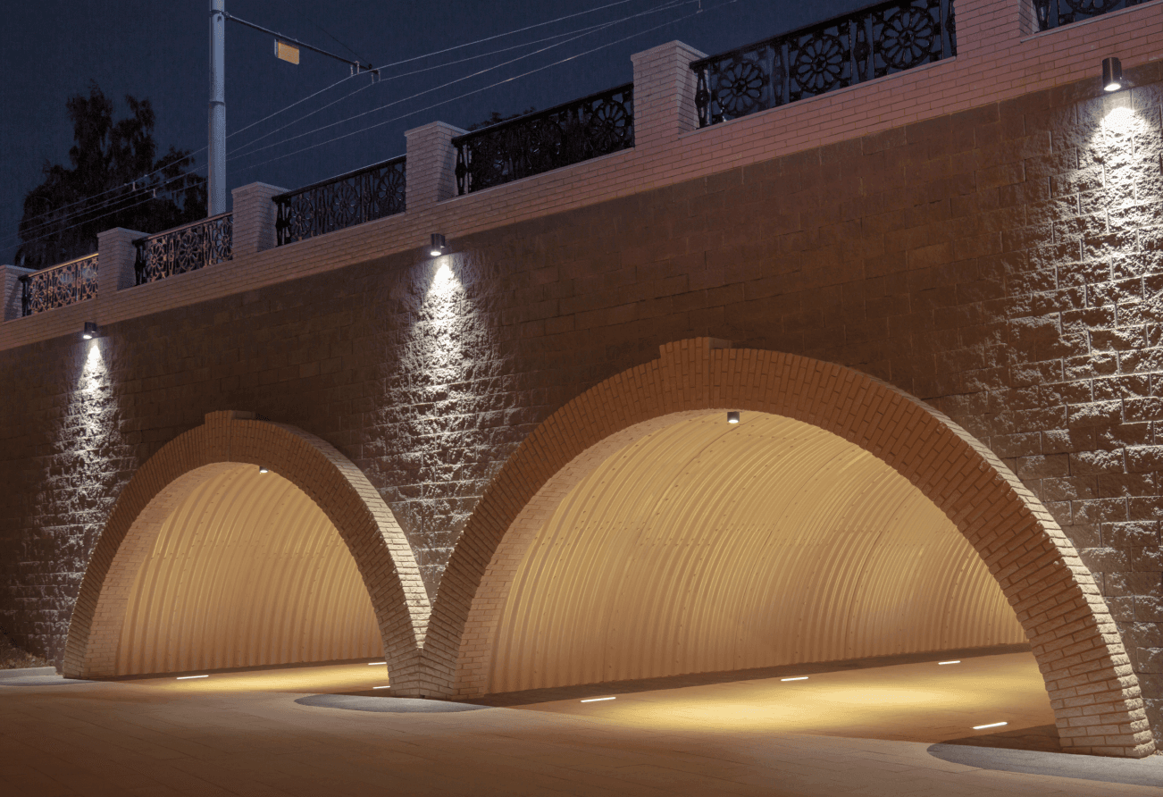 Astrakhan bridge - проектирование освещения от компании Световые Технологии