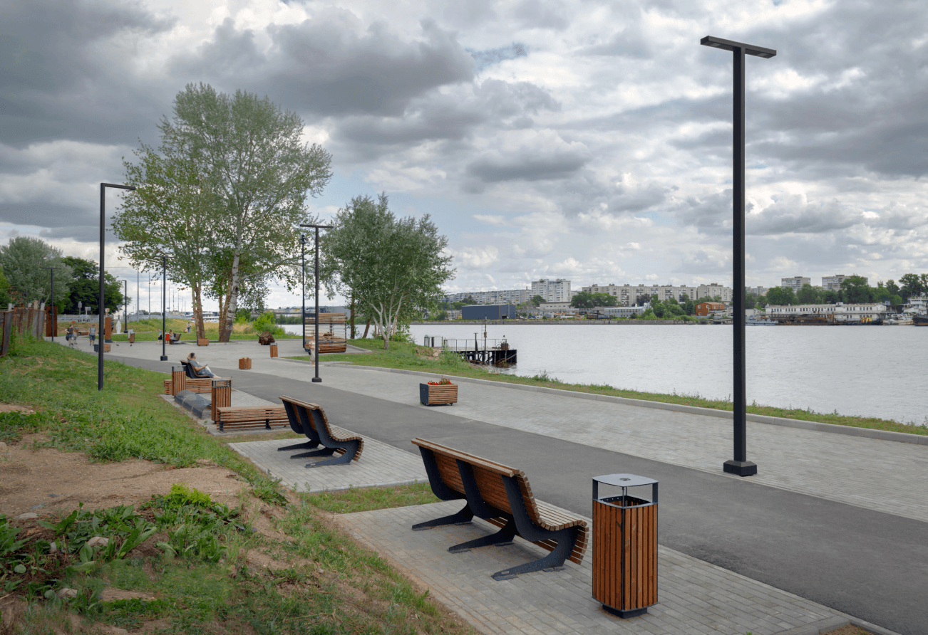Набережная - проектирование освещения от компании Световые Технологии