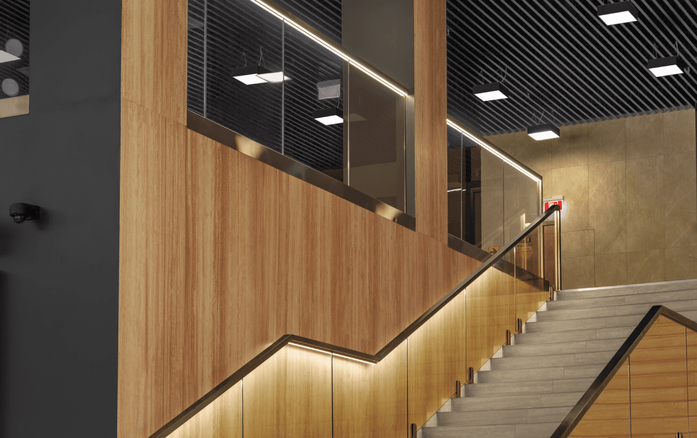 corridors and stairs - проектирование освещения от компании Световые Технологии