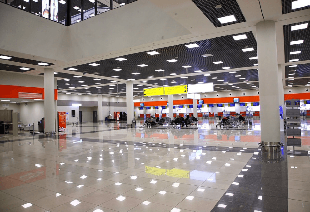 Аэропорт Шереметьево - 2, терминалы D и F - проектирование освещения от компании Световые Технологии