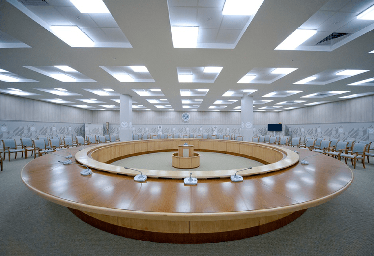 Конгресс-холл в Уфе - проектирование освещения от компании Световые Технологии
