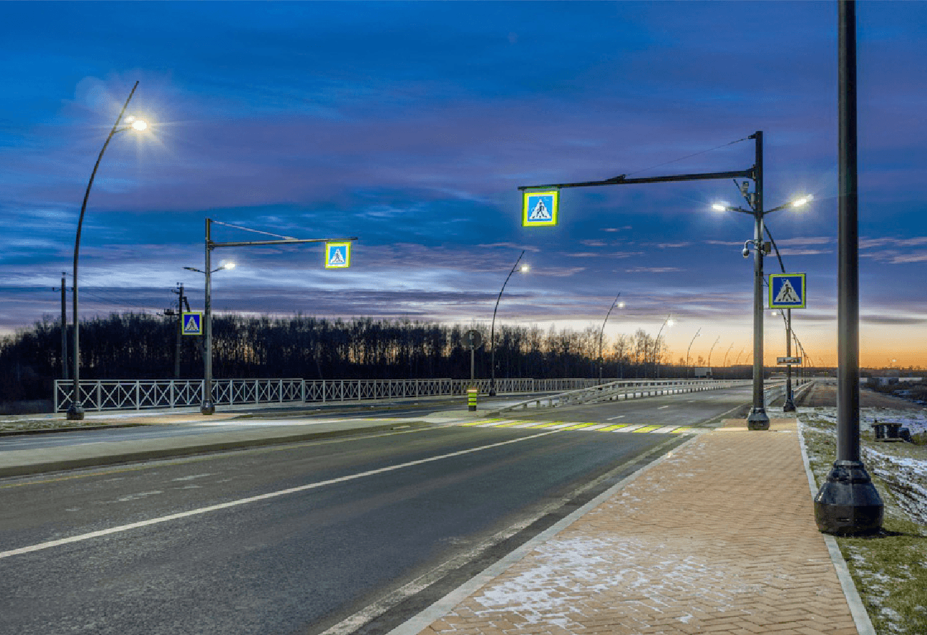 Нерегулируемые пешеходные переходы - проектирование освещения от компании Световые Технологии