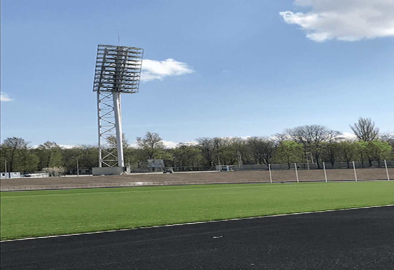 Тренировочная площадка стадиона СКА - проектирование освещения от компании Световые Технологии