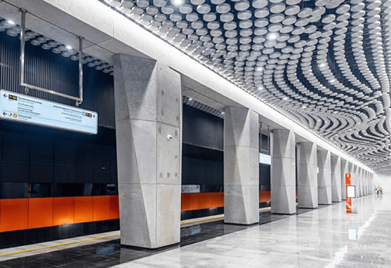 Большая кольцевая линия Московского метрополитена - проектирование освещения от компании Световые Технологии