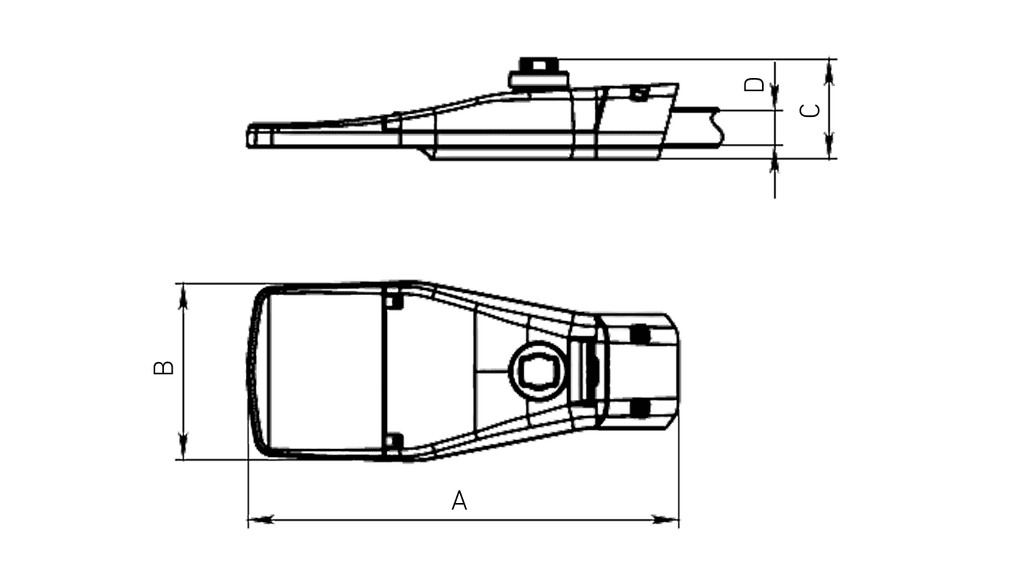 консольные CARAVELLA MIDI 80W DW1 827 RAL9006 CRH, артикул 1354001670