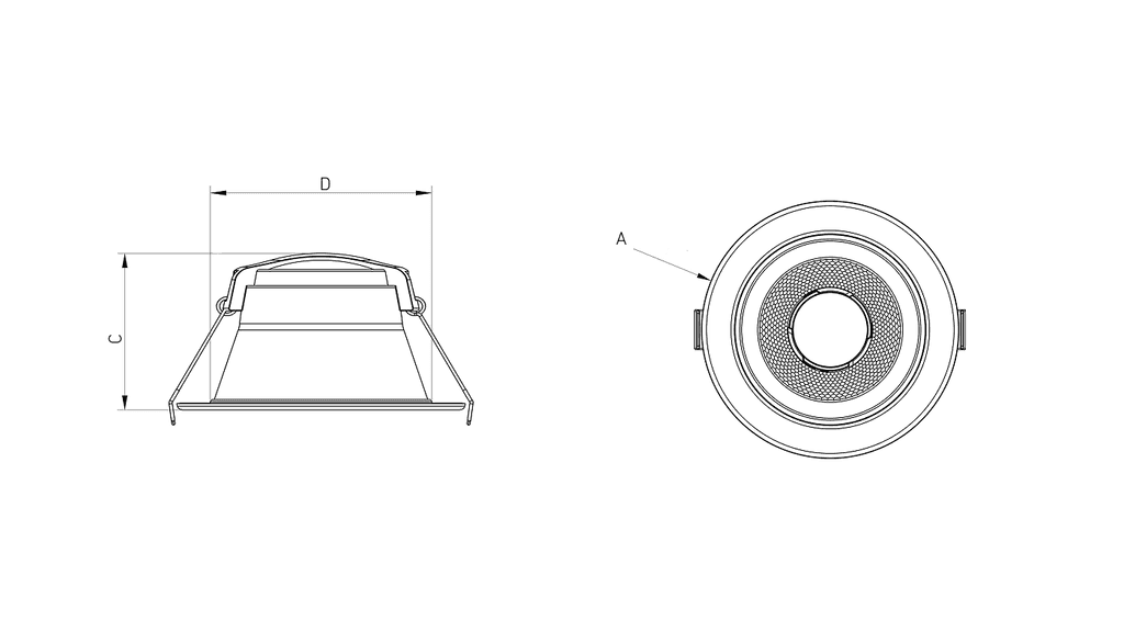 даунлайты HIDE/R, артикул 1966000010