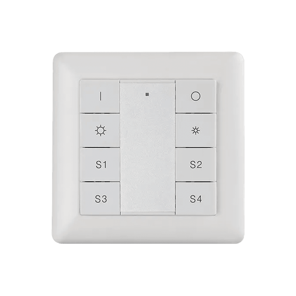 DALI система Панель управления 8-кн. DALI 8K-DIM-1G-4S, артикул 4911005210